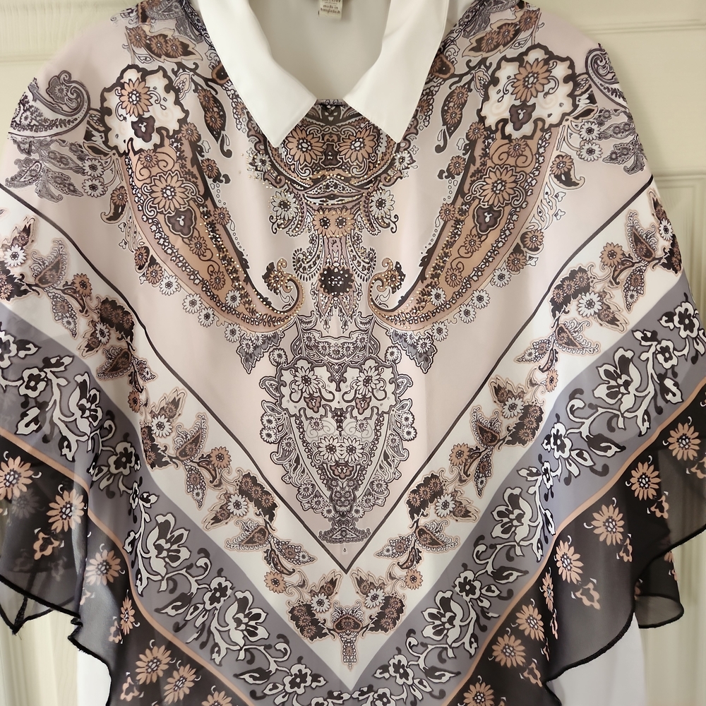Elegant Scarf Overlay